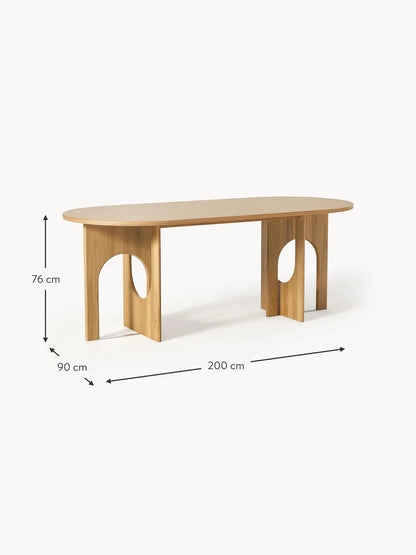 Table ovale Apollo, tailles variées