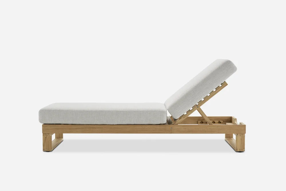 Rio Outdoor Teak Chaise Lounge